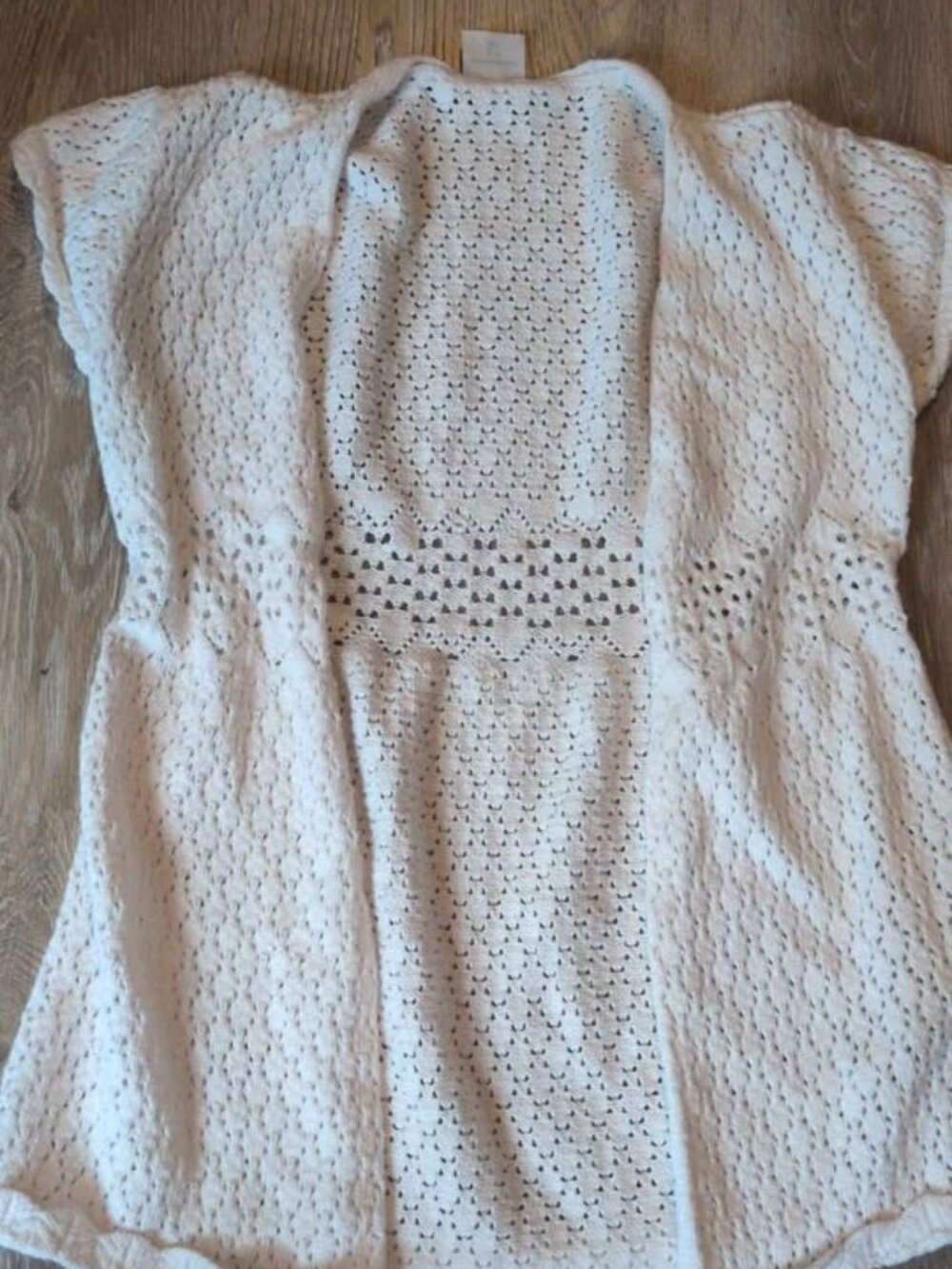 abercrombie kids Pointelle Knit Cardigan 9/10 girls